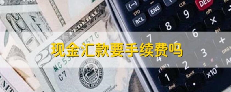 现金汇款要手续费吗(图1)